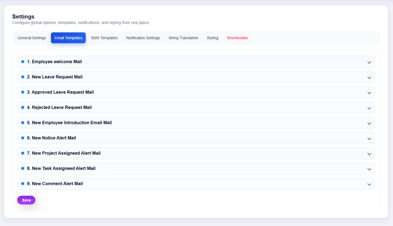 Email Templates