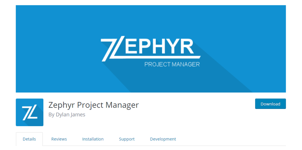 WordPress Project Management Plugins - Zephyr