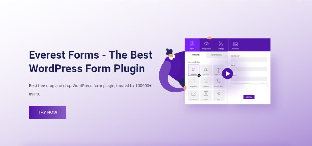 Wordpress form builder plugin - Everest Forms