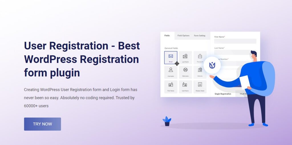 Wordpress form builder plugin - User Registration