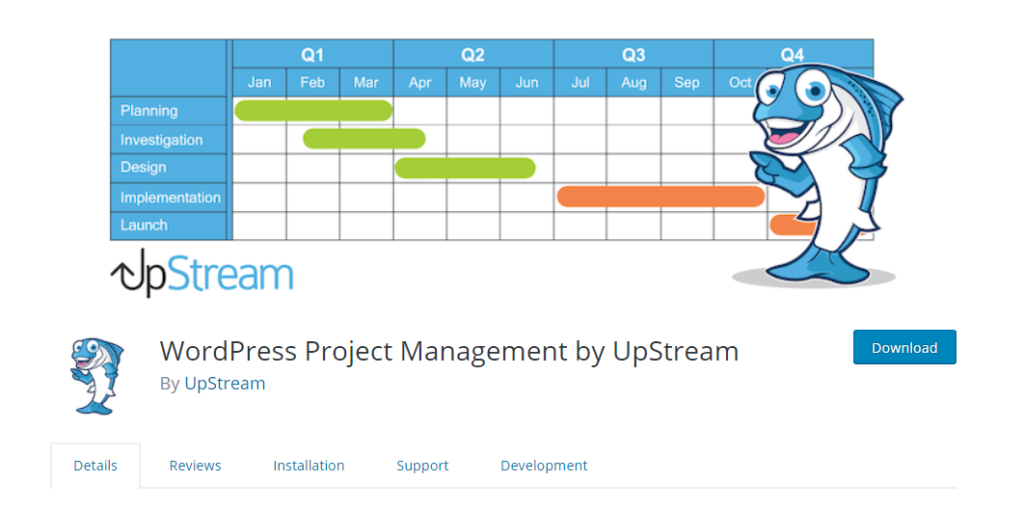 WordPress Project Management Plugins - Upstream