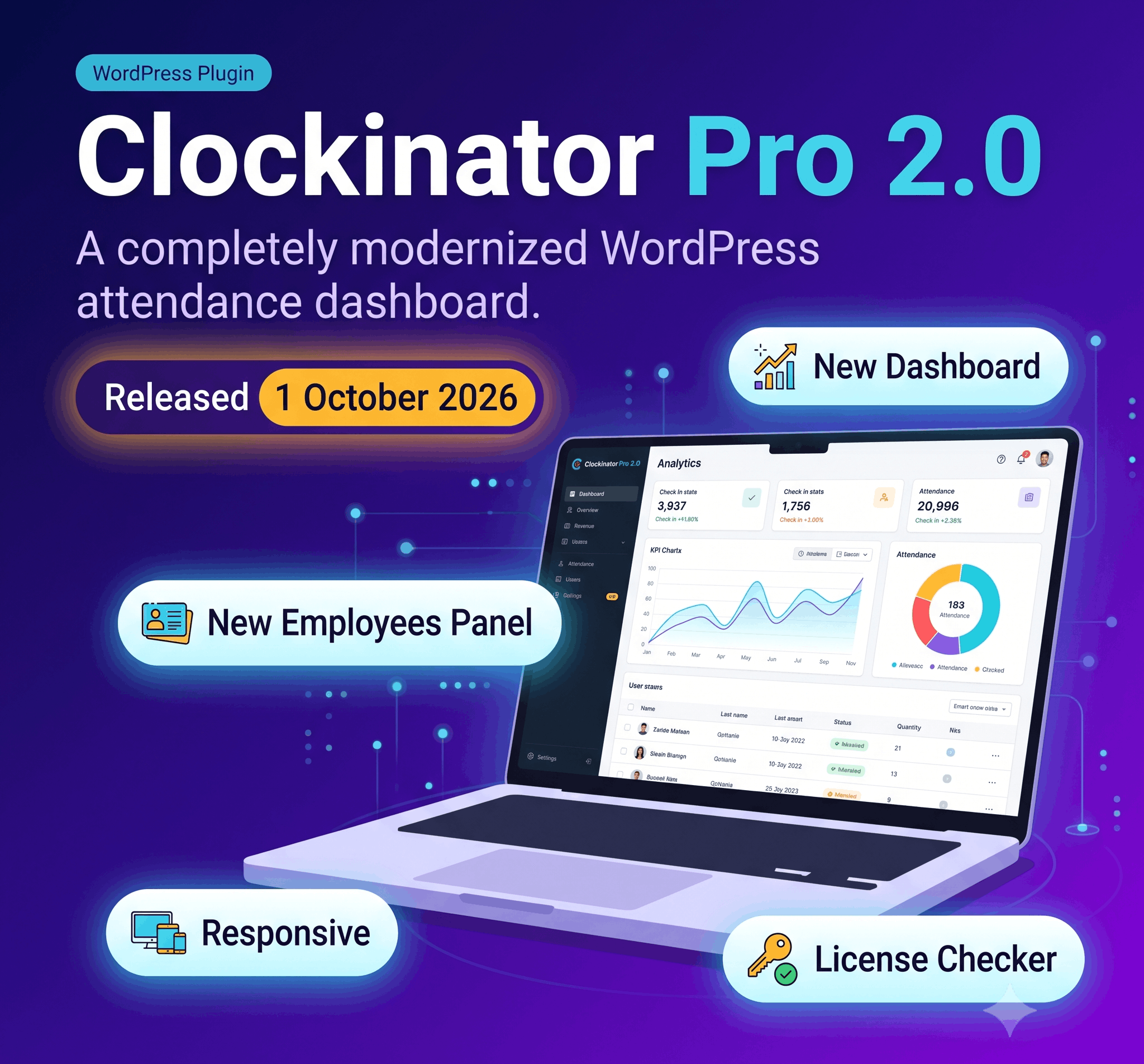 Clockinator Pro - Staff & Time Management system