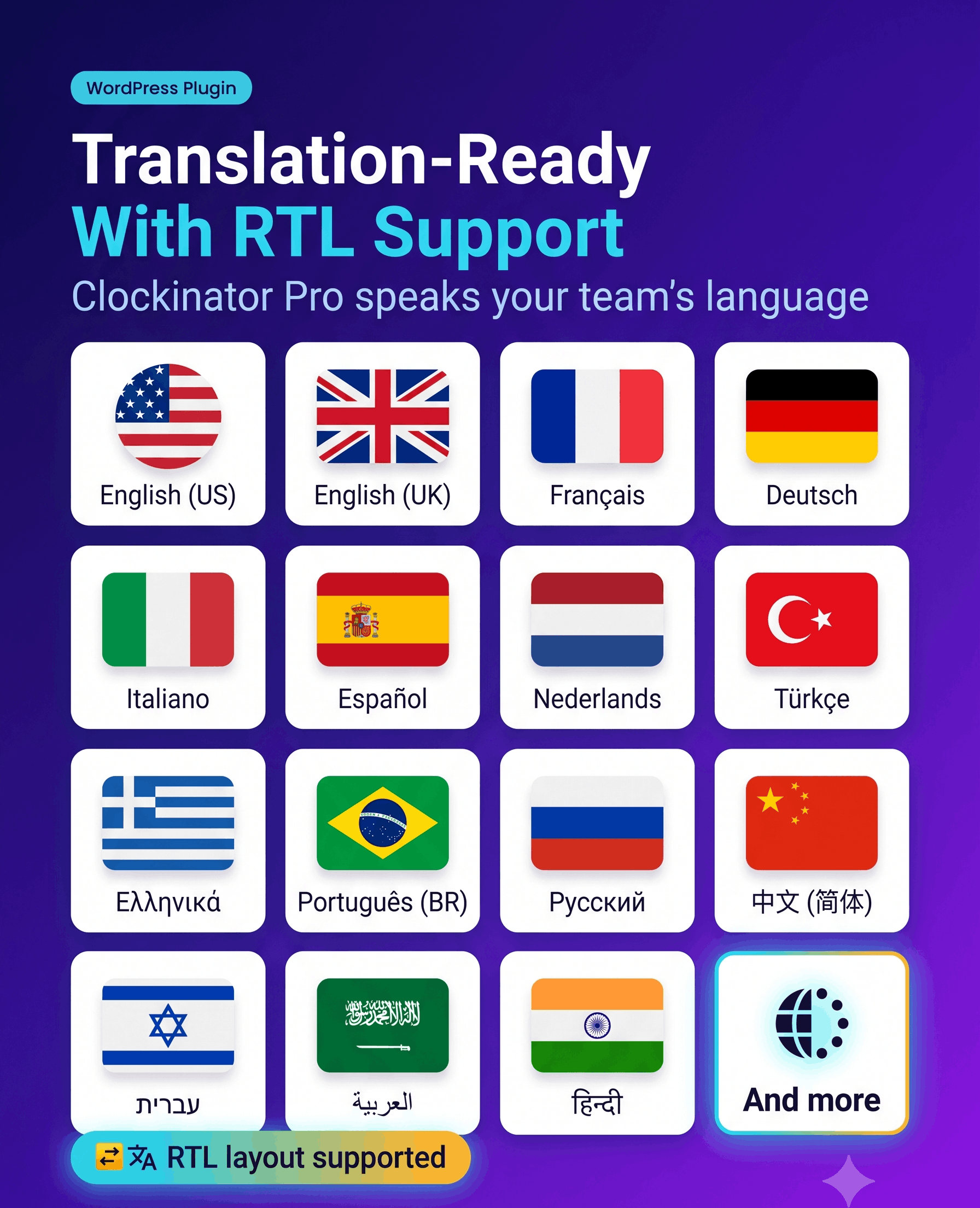 Clockinator Pro - Staff & Time Management system