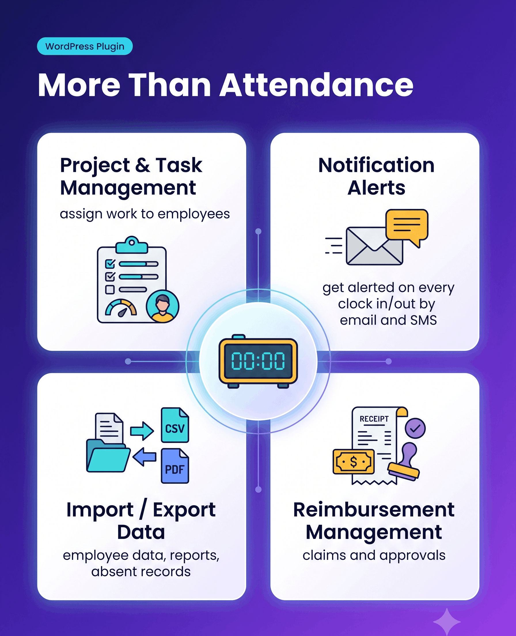 Clockinator Pro - Staff & Time Management system